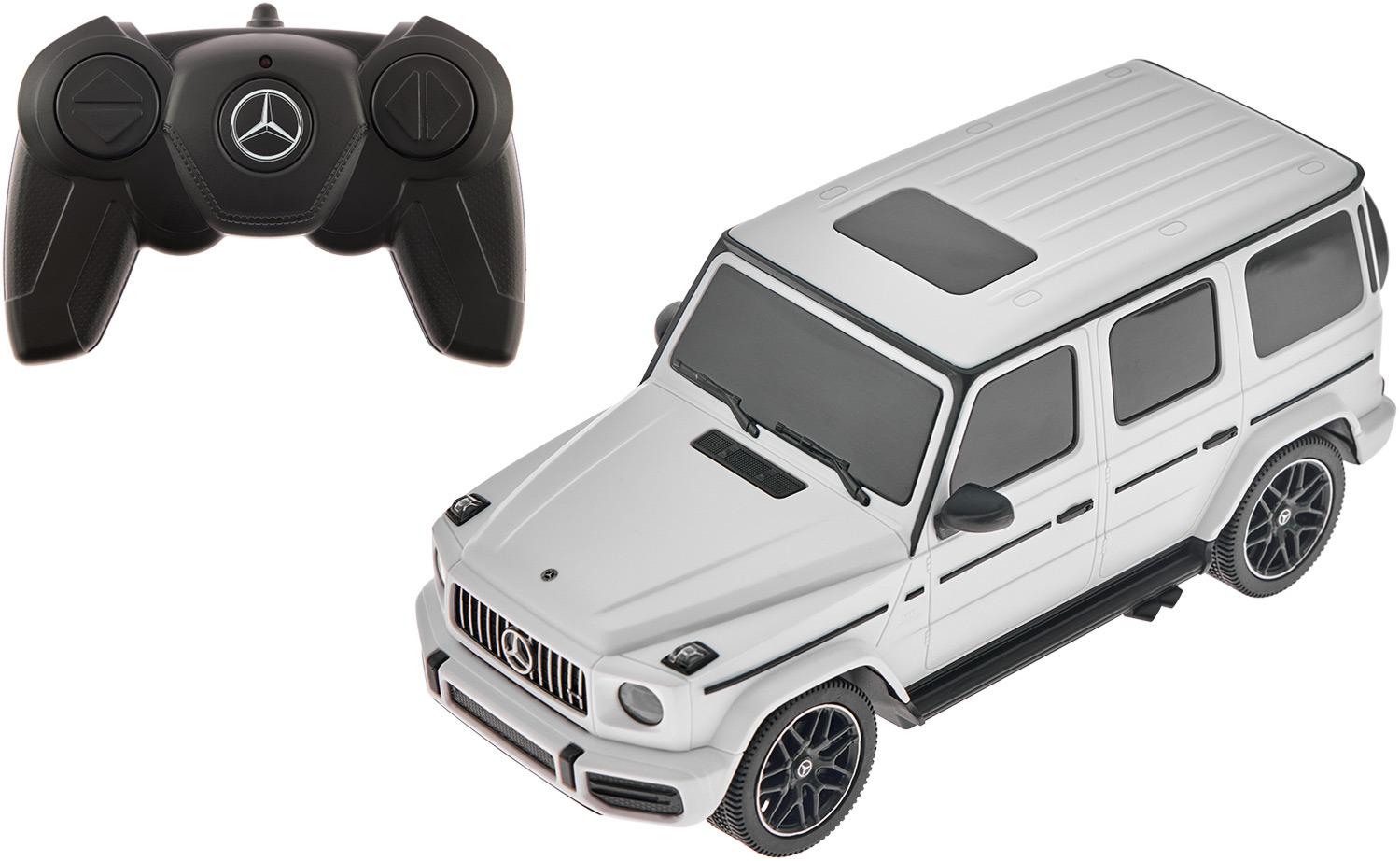Радиоуправляемая машинка детская Mercedes-Benz G63 резиновые колеса Белый (95800 white)
