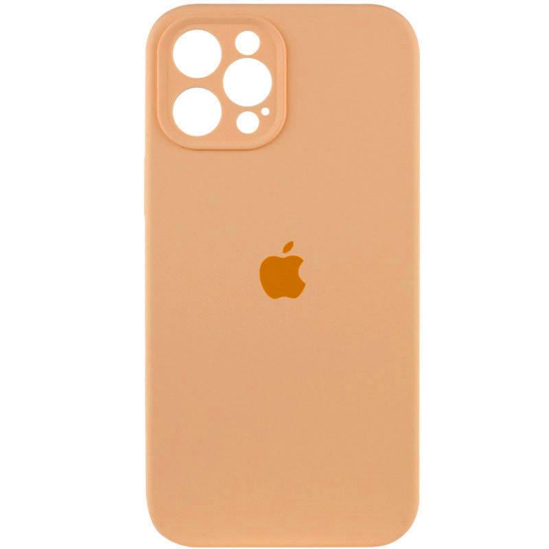 Протиударний чохол Silicone Case Full Camera Protective AA для Apple iPhone 12 Pro 6.1" Помаранчевий/Cantaloupe
