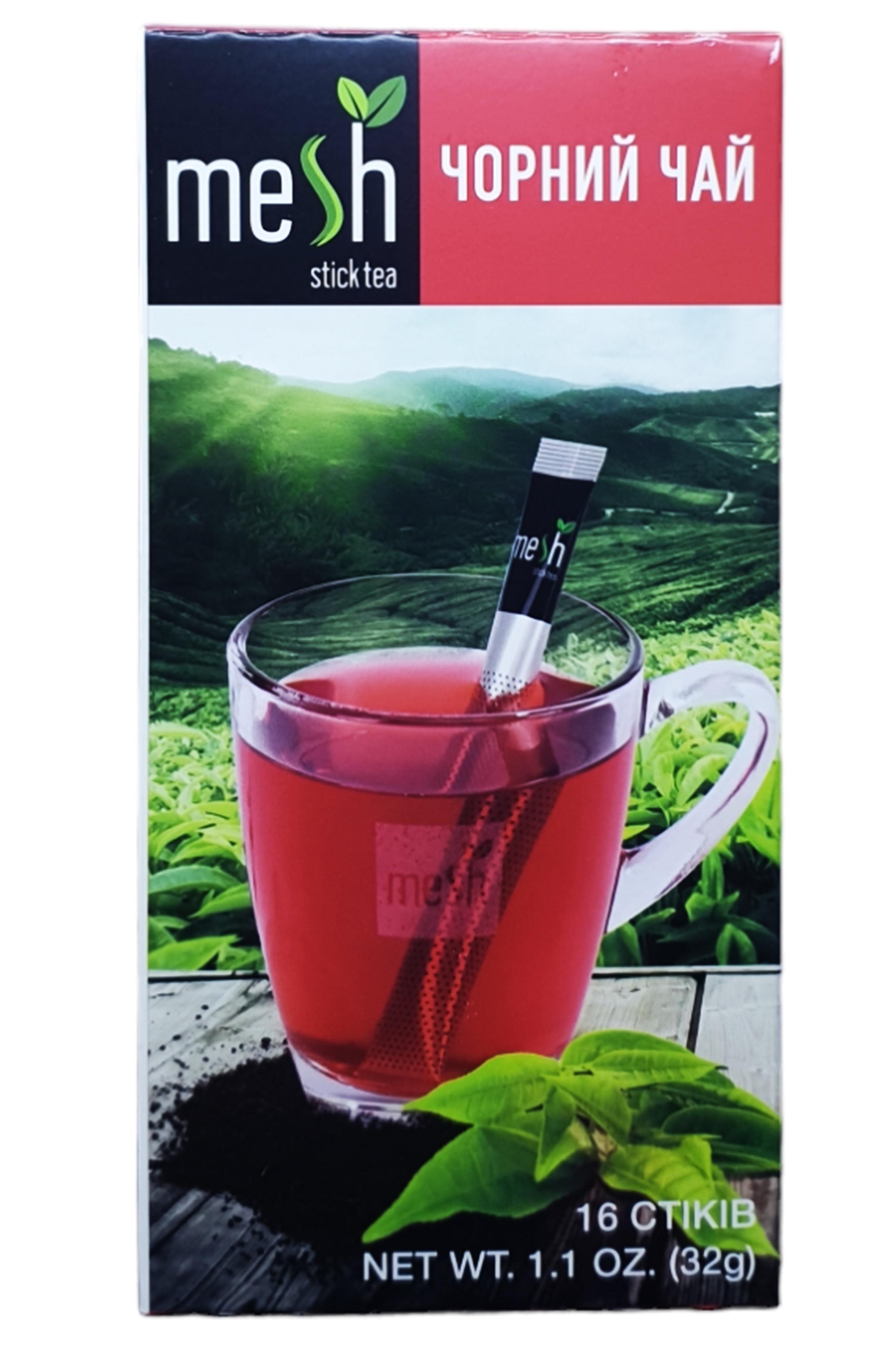 Чай Mesh чорный в пакетиках 16 шт. 2 г (58418) - фото 2 Чай Mesh чорный в пакетиках 16 шт. 2 г (58418) - фото 2