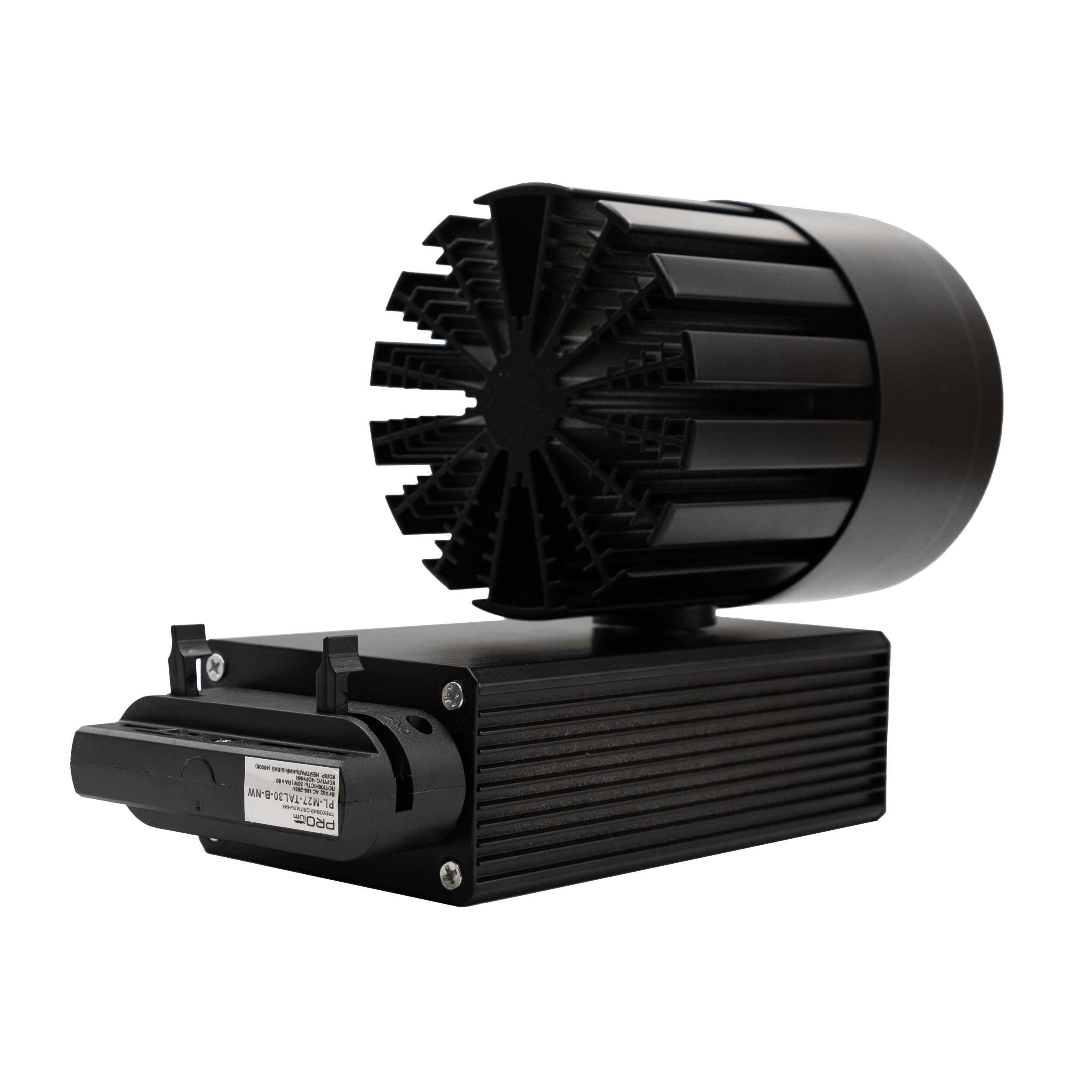 Трековий світильник Prolum M27 Series-TAL 4000К 220V 30W Чорний (28925670) - фото 4 Трековий світильник Prolum M27 Series-TAL 4000К 220V 30W Чорний (28925670) - фото 4