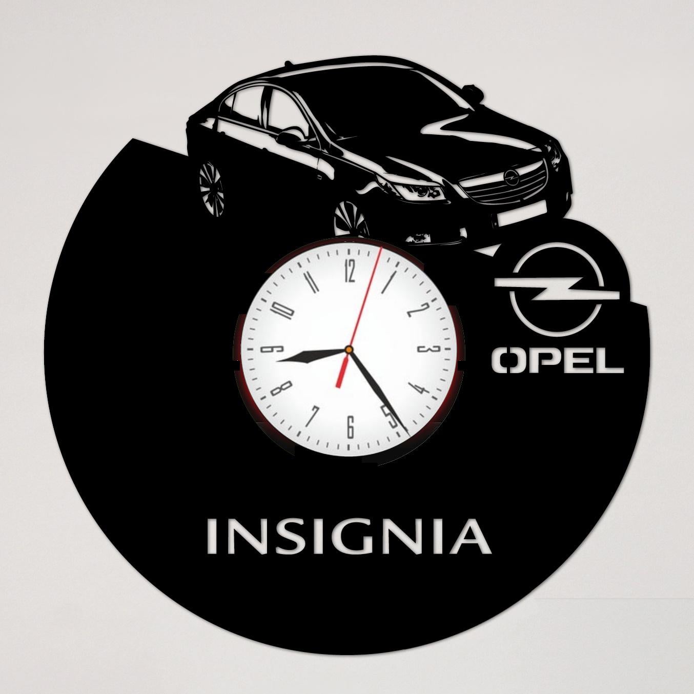 Часы настенные Opel Insignia 2236 из виниловой пластинки