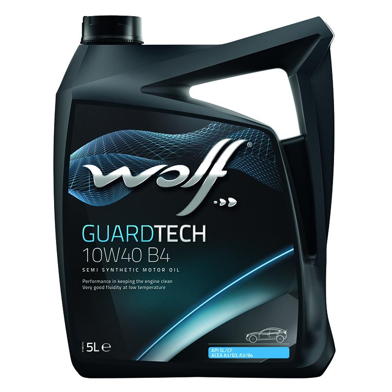 Мастило моторне Wolf Guardtech 10W40 B4 5 л