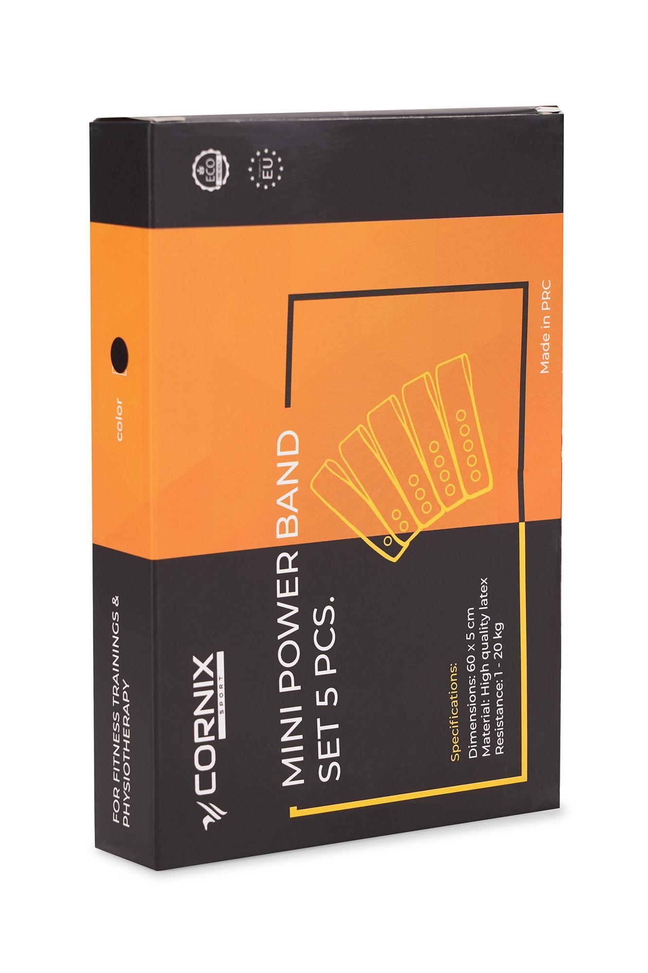 Гумки для фітнесу Cornix Mini Power Band 5 шт. 1-20 кг (XR-0253) - фото 5 Гумки для фітнесу Cornix Mini Power Band 5 шт. 1-20 кг (XR-0253) - фото 5
