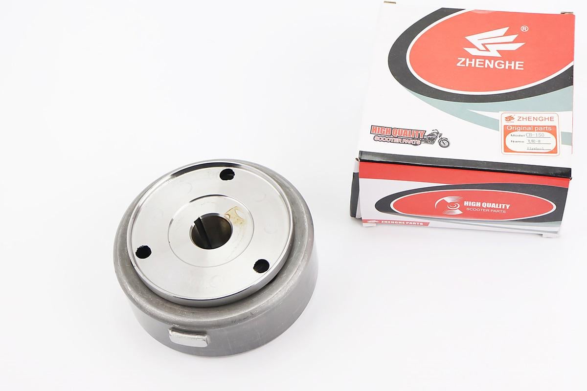 Ротор магнето к мотоциклу Viper-125-150J двигателей CB/CG 125-150cc 109,8/90,6х50 мм