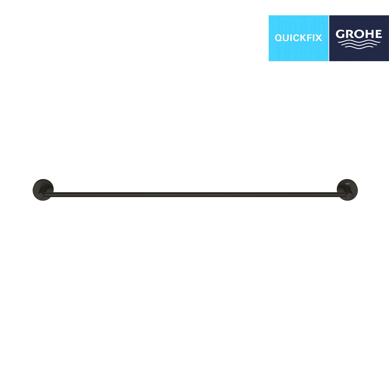 Держатель для полотенец Grohe QuickFix Start 411782430 CV034592 одинарный Черный (235258) - фото 3 Держатель для полотенец Grohe QuickFix Start 411782430 CV034592 одинарный Черный (235258) - фото 3