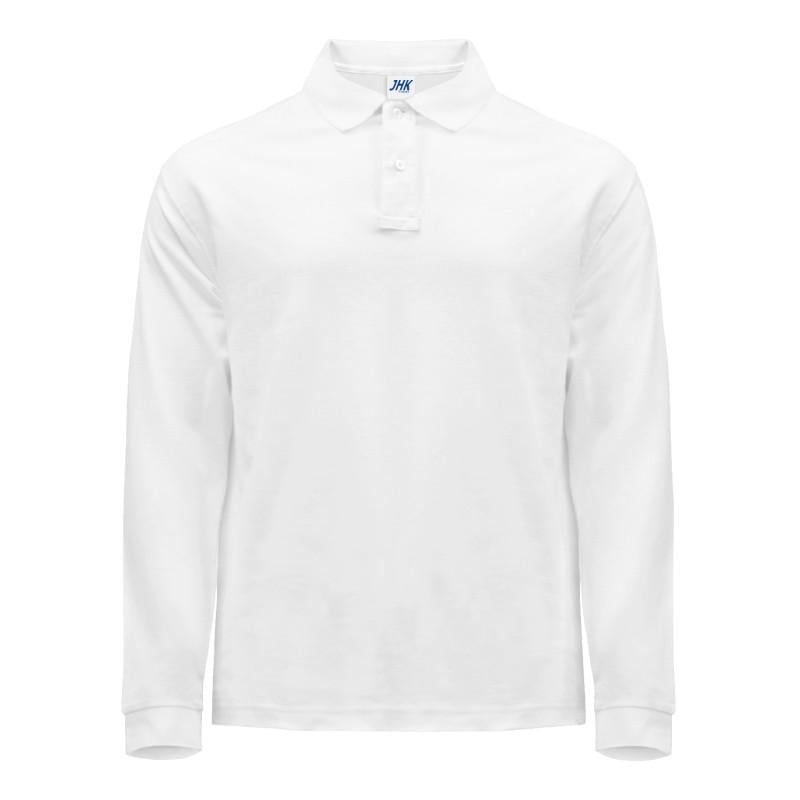 Поло JHK POLO REGULAR MAN LS XXL Белый (WH)