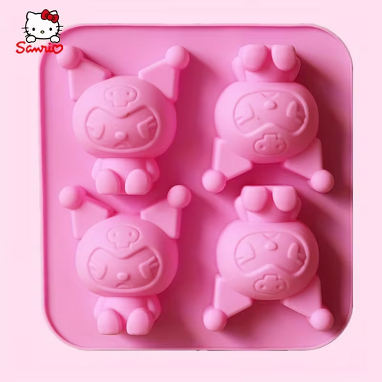 Форма силіконова для випічки Sanrio SAM-0308 Рожевий - фото 2 Форма силіконова для випічки Sanrio SAM-0308 Рожевий - фото 2