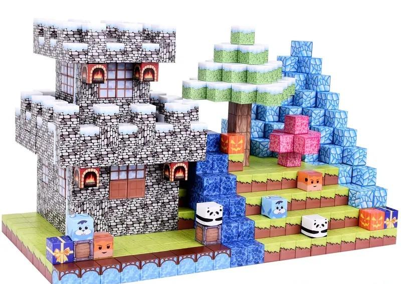 Конструктор магнитный Minecraft Замок с террасой 100 ел. (24680675)