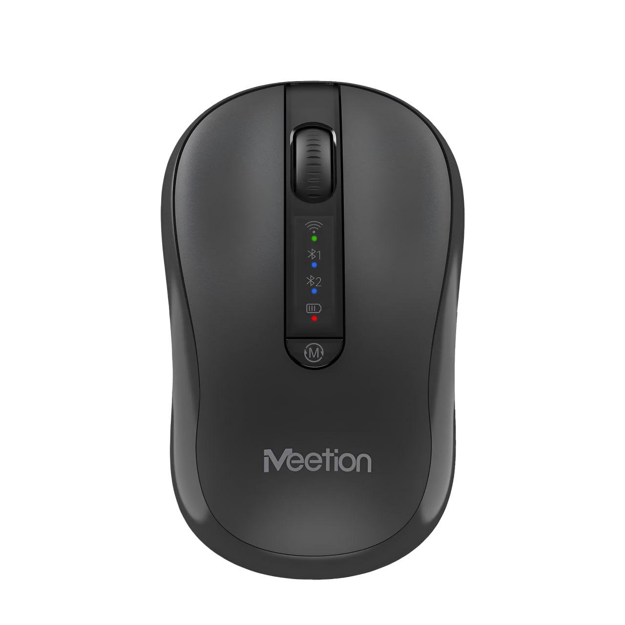 Мышь беспроводная Meetion BTM185R 2.4G/Bluetooth Черный (29855329) Мышь беспроводная Meetion BTM185R 2.4G/Bluetooth Черный (29855329)