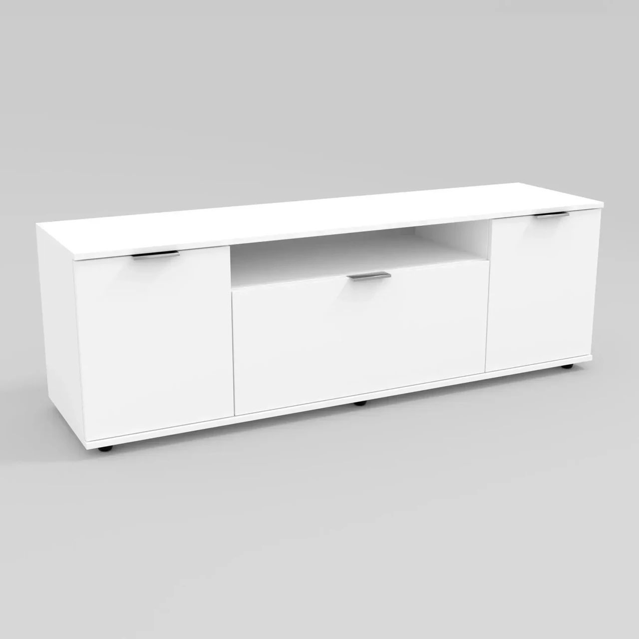 Тумба под TV Kontinent Ketrin К-8 160х42,5х53 см Белый (84579064)