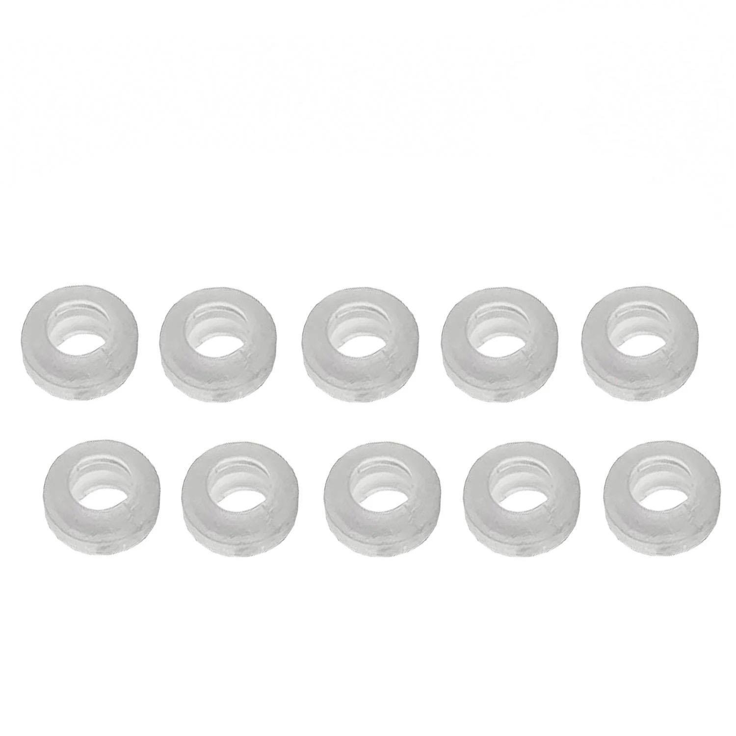 Набір гумових втулок 6 мм 50 шт. Прозорий (53406)