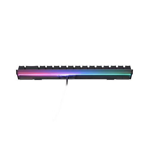 Клавиатура игровая 2E KG345TR Gaming RGB 68 key USB 2.0 Transparent ENG/RU/UA Black (12910048) - фото 4