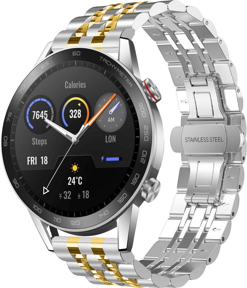 Браслет металлический Spinye Line для Honor Magic Watch 2 46 мм Silver Gold (28977-67)