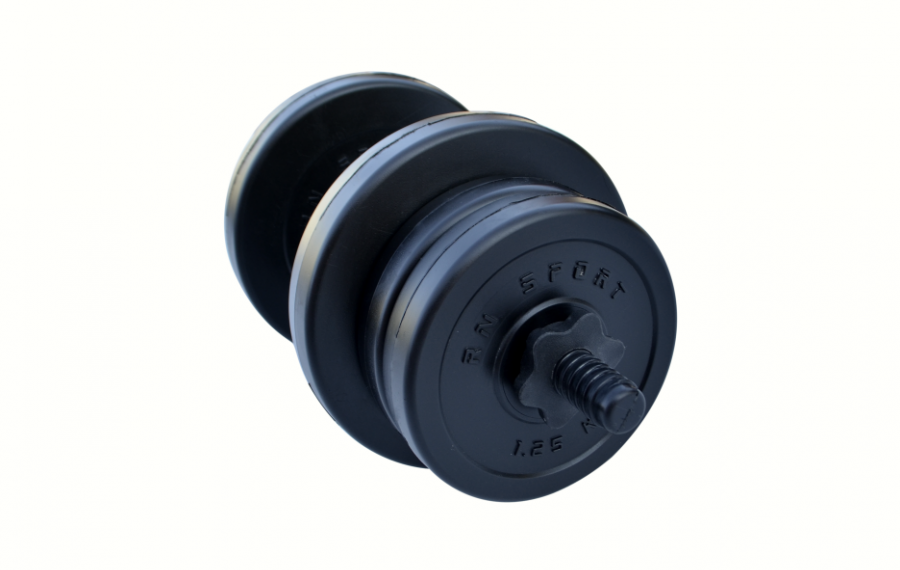 Гантель композитный RN-Sport 11 кг 1 шт. (2522949050_rn_2) - фото 3