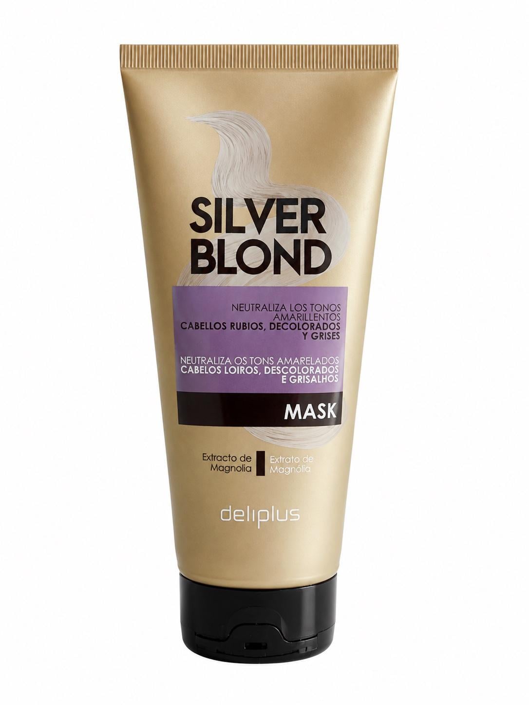 Оттеночная маска для светлых волос Deliplus Silver Blond Mask 200 мл (28782165-1)