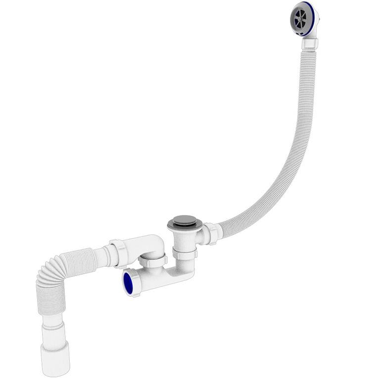 Сифон для ванной Zerix SV-02-C ZX4961 70 мм Click-Clack (172861)