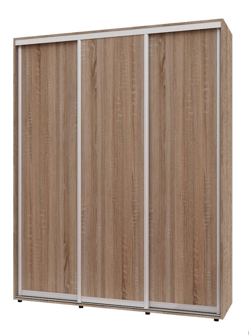 Шкаф-купе трехдверный Алекса ШК-04 ДСП 210x40x250 см Дуб Сонома трюфель