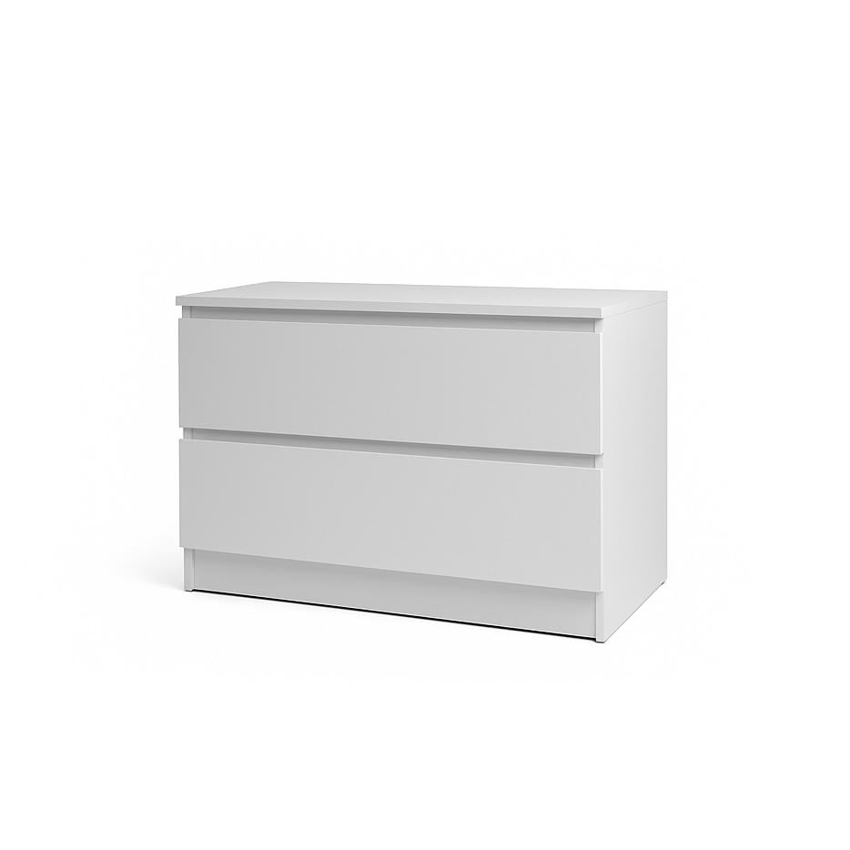 Комод MEBEX на 2 шухляди 80х40х54,4 см Білий (VM2B800WH) - фото 4 Комод MEBEX на 2 шухляди 80х40х54,4 см Білий (VM2B800WH) - фото 4