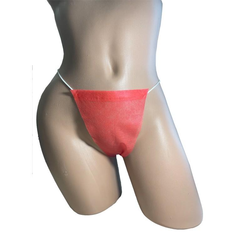 Трусики-стрінги одноразові Monaco Style S/M 50 шт. Червоний (88888) - фото 6