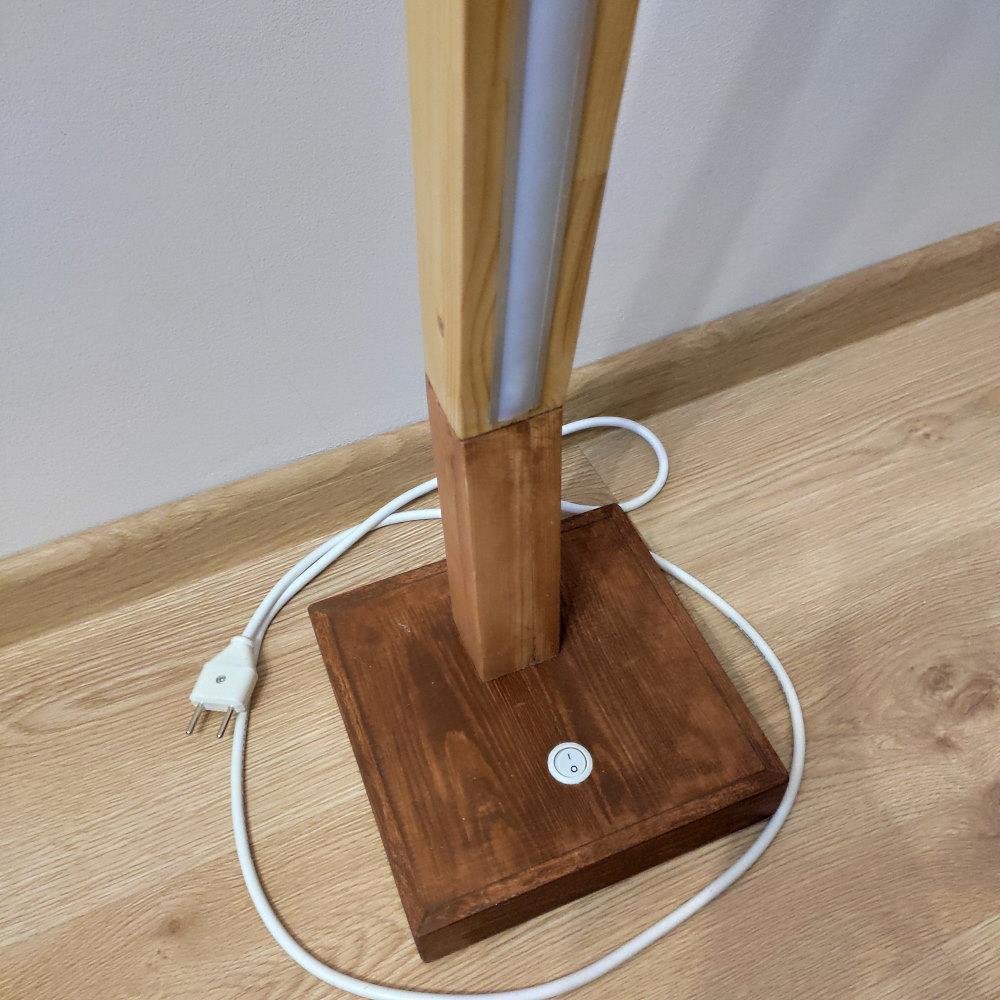 Торшер напольный Лофт деревянный (2086886636) - фото 5 Торшер напольный Лофт деревянный (2086886636) - фото 5