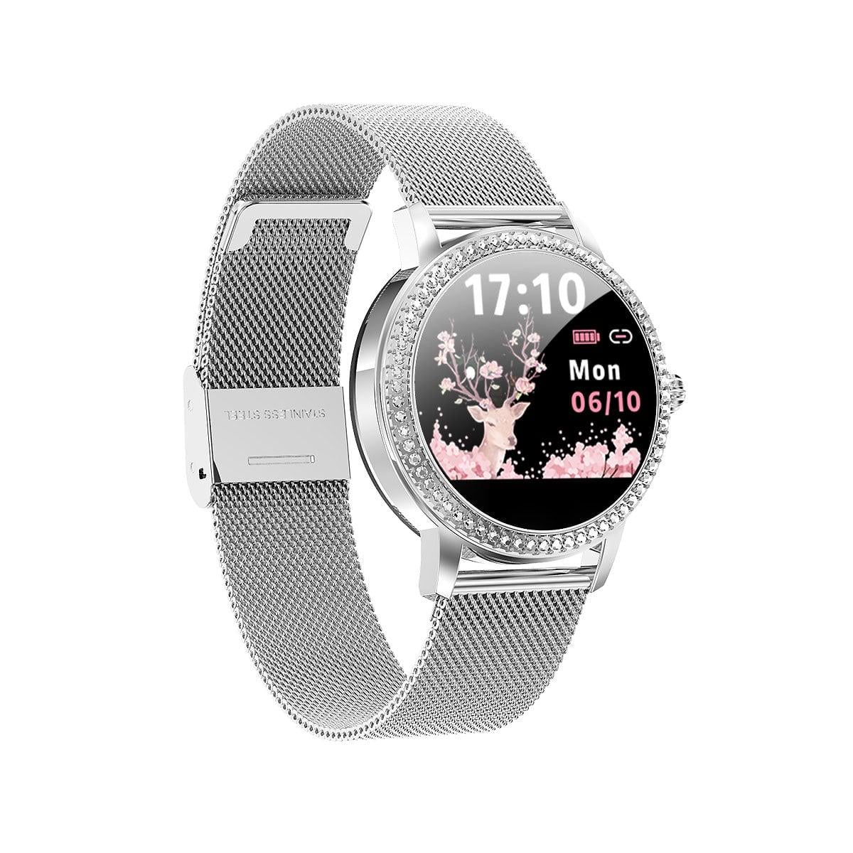 Годинник Linwear LW20 Metal з тонометром Сріблястий