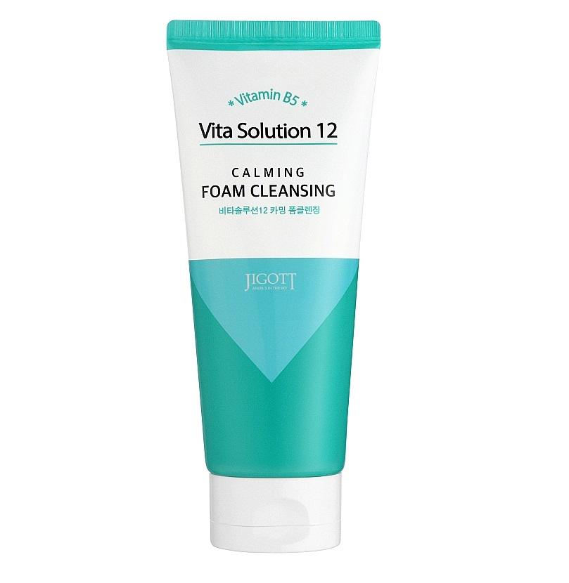 Пенка для умывания успокаивающая Jigott Vita Solution 12 Calming Foam Cleansing 180 мл (8809541281891) Пенка для умывания успокаивающая Jigott Vita Solution 12 Calming Foam Cleansing 180 мл (8809541281891)