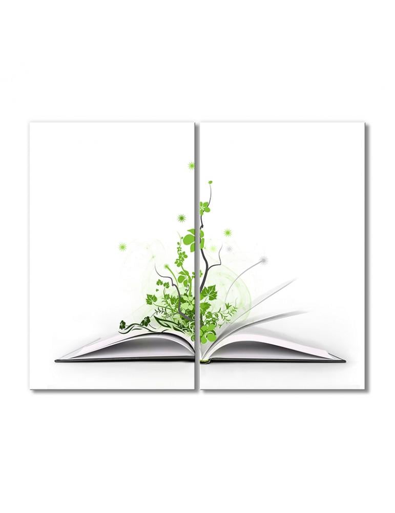 Картина модульная Сила знаний 2 модуля 80x120 см