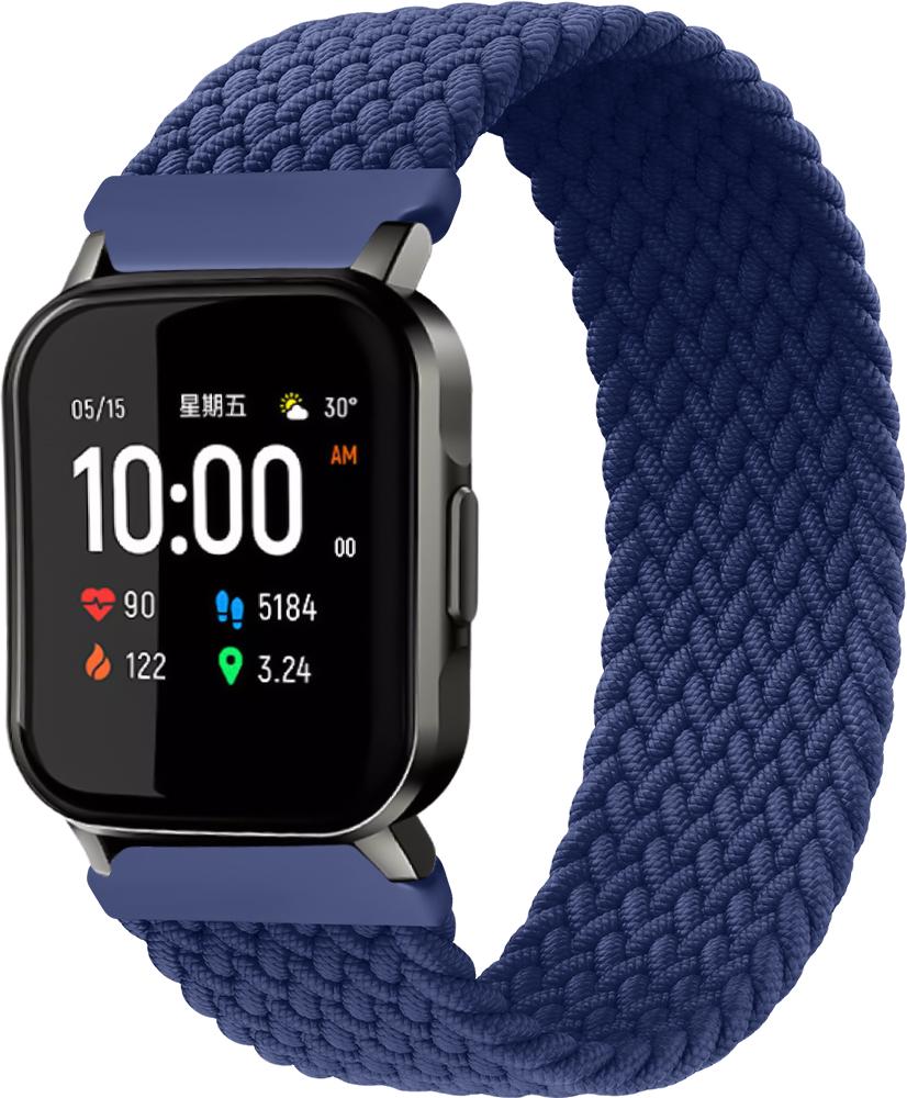 Ремінець Solo Loop для Haylou Smart Watch 2 (LS02) (145 мм) Blue (22249-28)