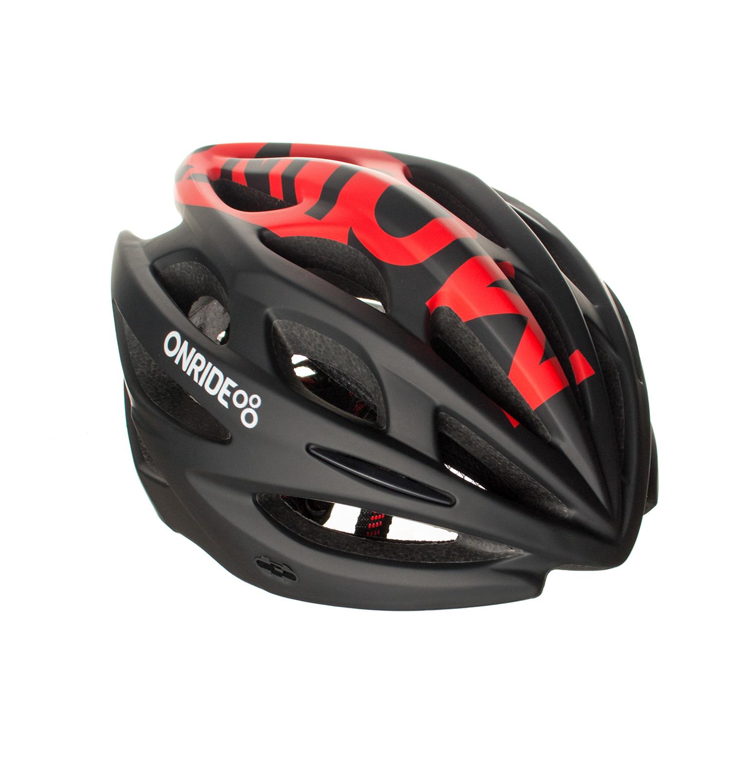 Шлем велосипедный OnRide Mount L 58-61 Черно-красный (69078900059)
