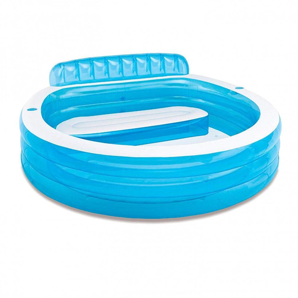 Детский надувной бассейн Intex 640 л 224х216х76 см