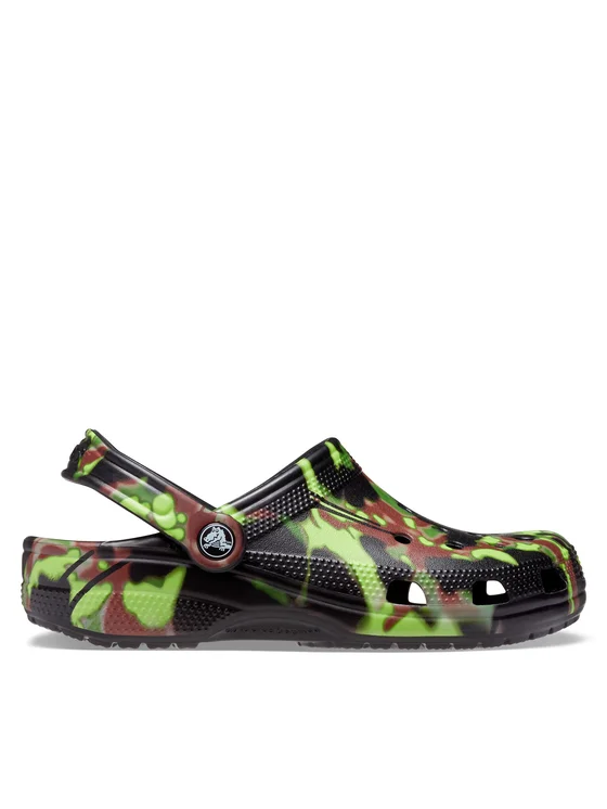 Сабо Crocs Classic Spray Camo Clog р. 41-42 (208261 BLACK) - фото 2