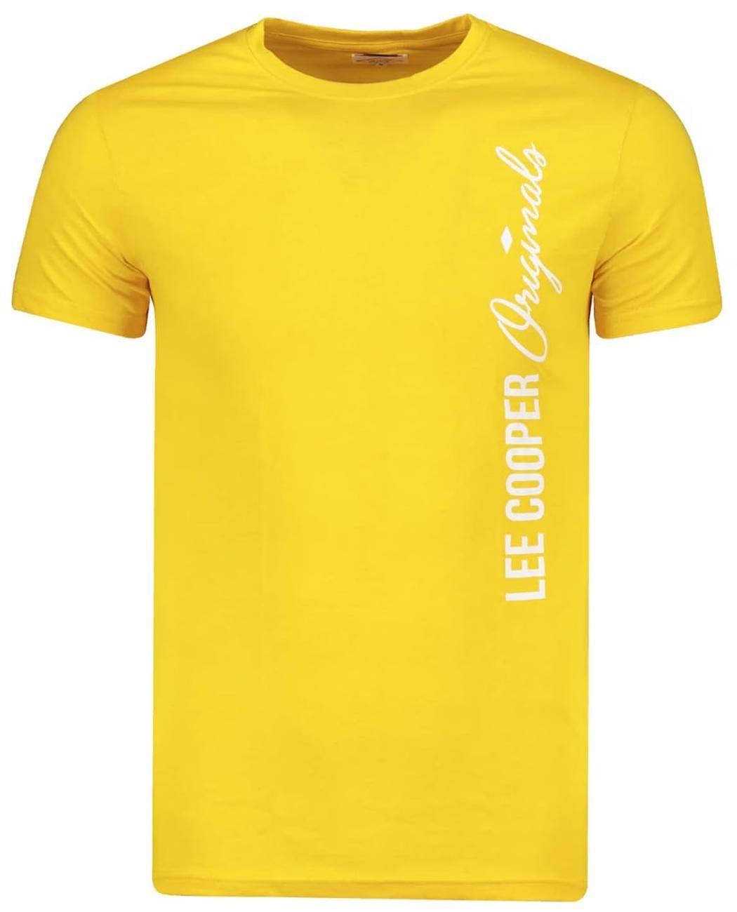 Футболка мужская Lee Cooper LCUMTEE03SPM S Желтый (9911111146352)