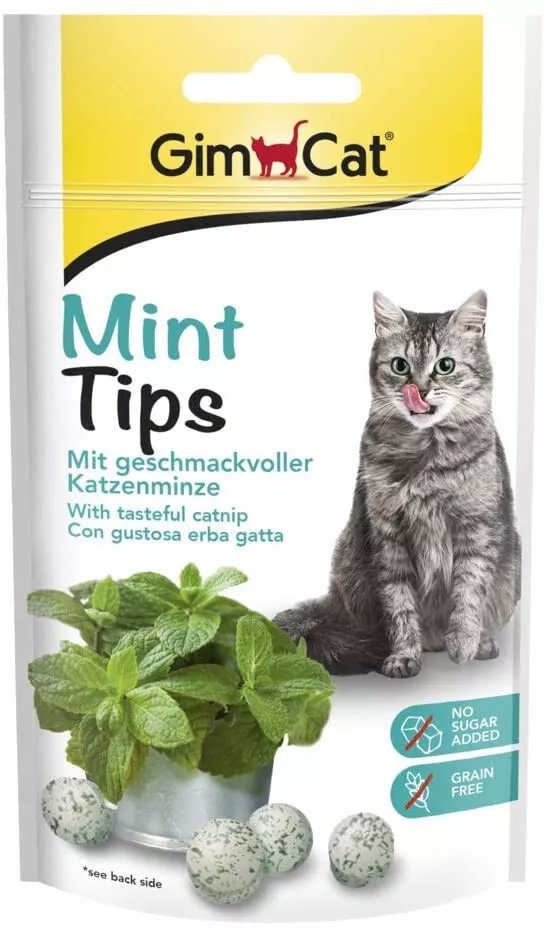 Вітаміни GimCat Mint Tips для котів 40 г (27733061)