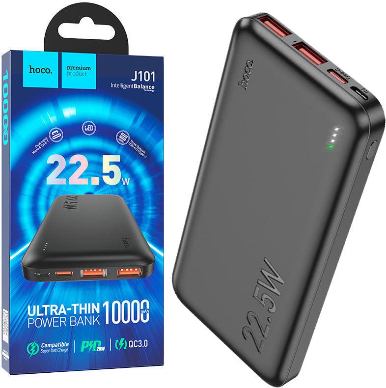 Зовнішній акумулятор Hoco J101 10000mAh Black (38784)