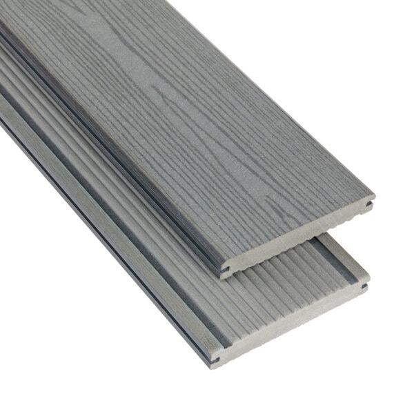 Террасная доска ДПК Polymer&Wood Massive Grey 20х150х2200 мм (15022200) - фото 1