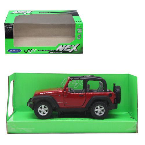 Машинка металева Jeep Wrangler Rubicon 13х6х5 см Red (195404)