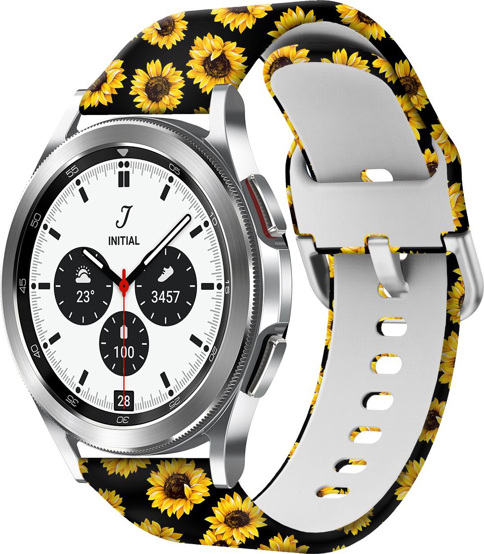 Ремешок Colorful для Galaxy Watch 4 Classic 42 мм Sunflowers (28401) - фото 1 Ремешок Colorful для Galaxy Watch 4 Classic 42 мм Sunflowers (28401) - фото 1