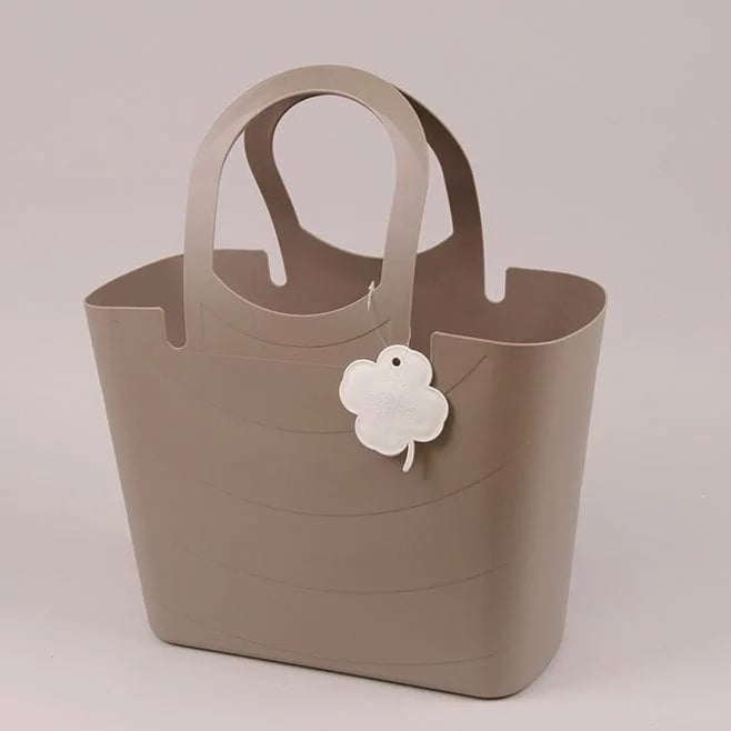 Сумка пластиковая Flora Lucy 40 см Мокка (16579)