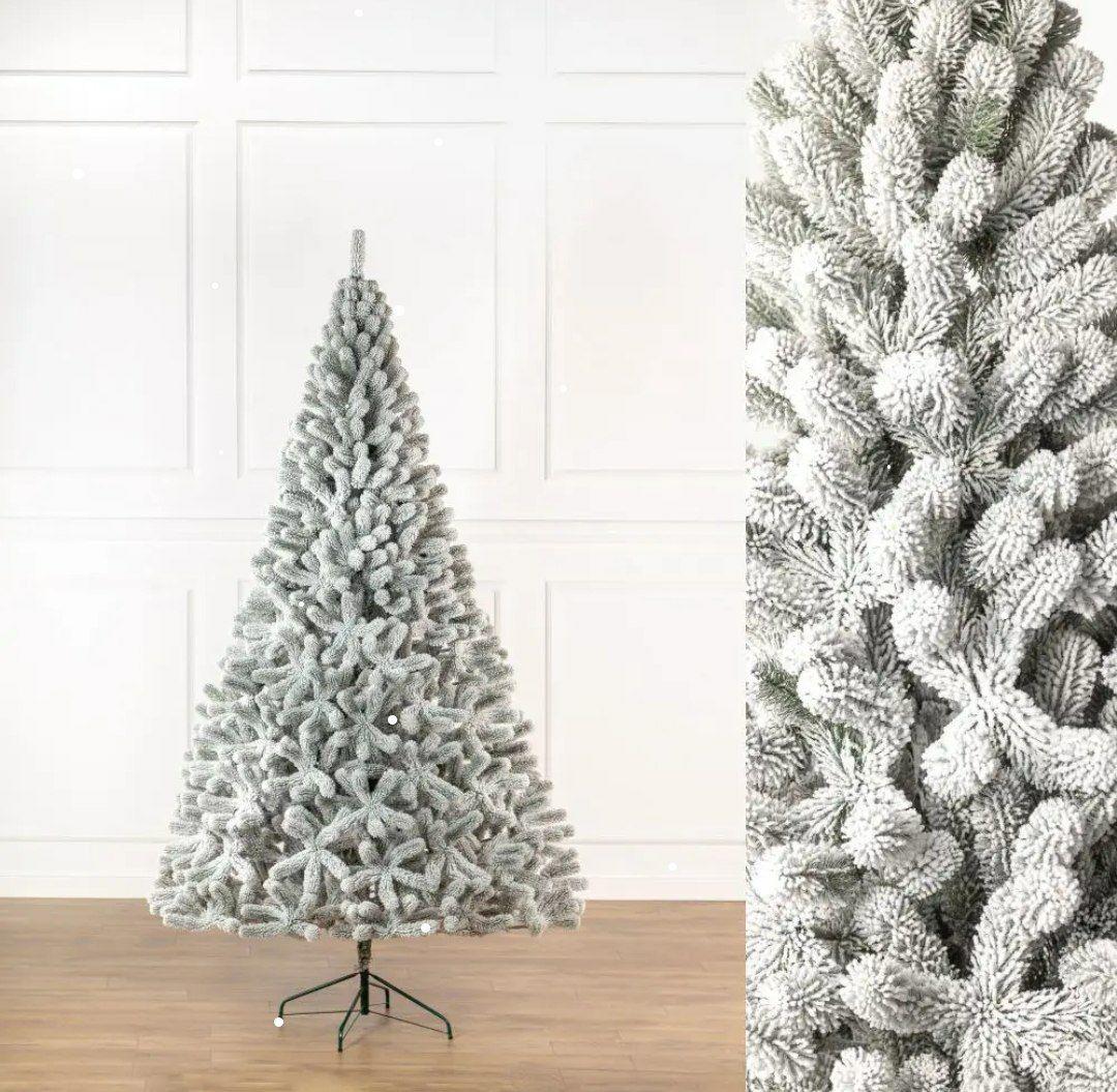 Штучна ялинка засніжена лита Президентська з металевою підставкою 2,50 м Білий (NYT15063) - фото 8 Штучна ялинка засніжена лита Президентська з металевою підставкою 2,50 м Білий (NYT15063) - фото 8