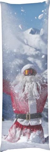 Подушка дакімакура Santa в горах 50х150 см (13549725) - фото 2