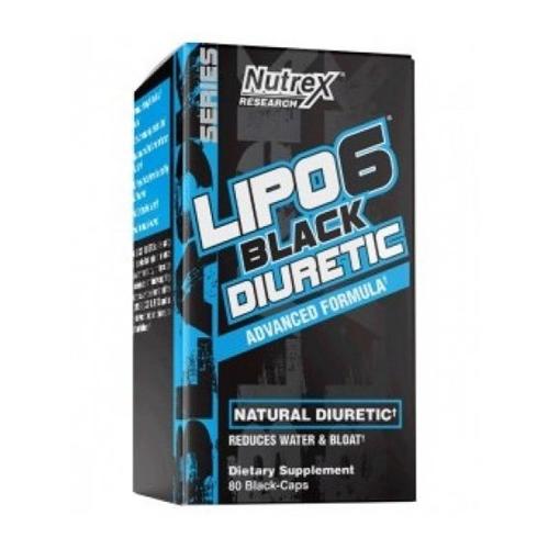 Комплексний жироспалювач Nutrex Lipo-6 Black Diuretic 80 caps - фото 1