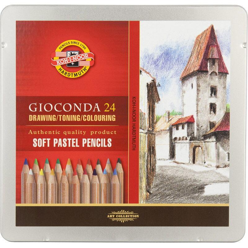 Карандаши цветные пастельные Koh-i-Noor GIOCONDA 24 цвета 8828024001PL (8593539057420)