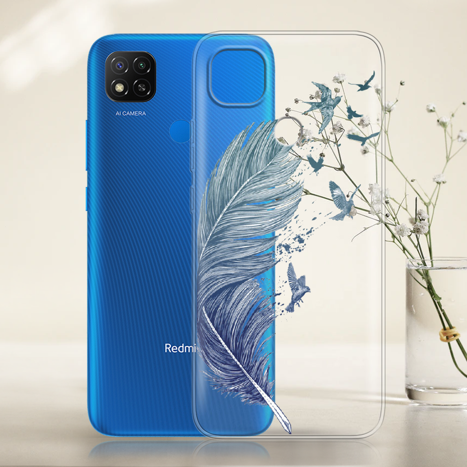 Чохол Boxface Xiaomi Redmi 9C Feather Прозорий силікон (40879-cc38-40879) - фото 2