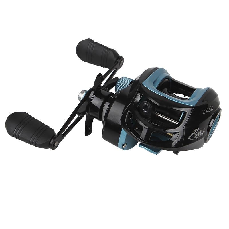 Катушка мультипликаторная Juqiwang DX 200 Right Black/Blue (2587259821) Катушка мультипликаторная Juqiwang DX 200 Right Black/Blue (2587259821)