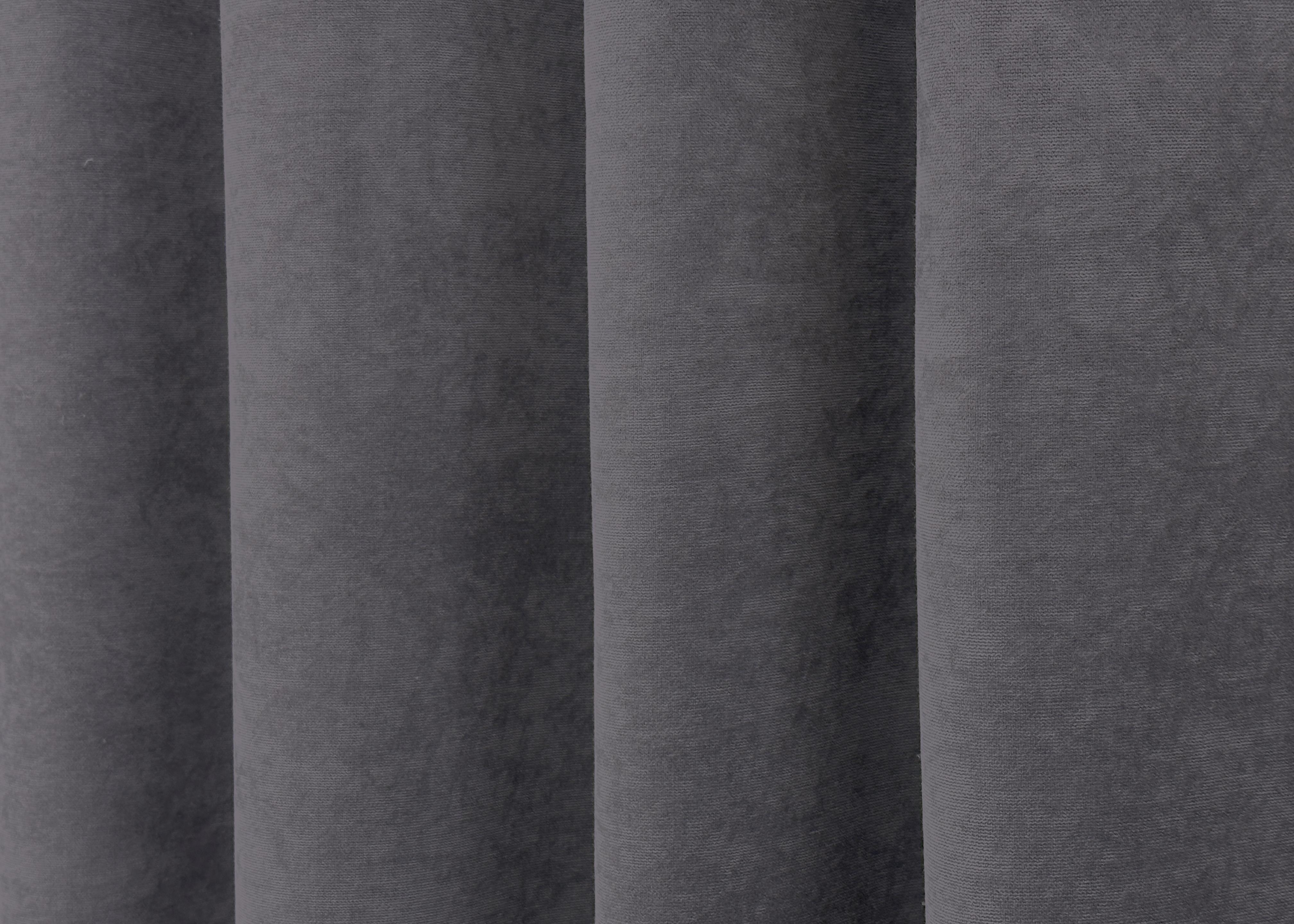 Комплект штор VR-Textil Petek YL №1706ш микровелюр 100х295 см 2 шт. Графитовый (31-796) - фото 7 Комплект штор VR-Textil Petek YL №1706ш микровелюр 100х295 см 2 шт. Графитовый (31-796) - фото 7