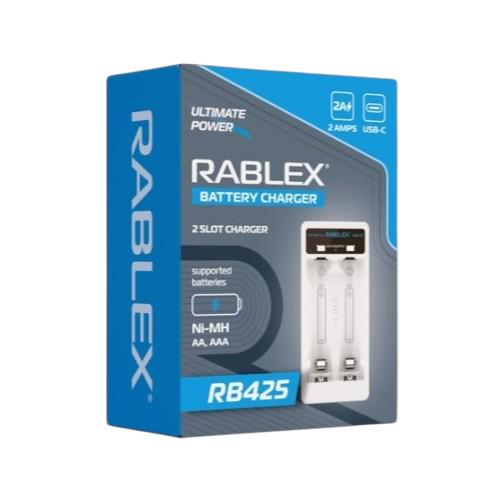 Зарядное устройство Rablex RB425 на 2 аккумулятора АА/ААА
