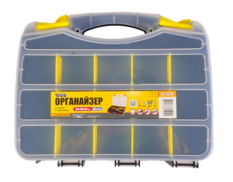 Органайзер двосторонній Mastertool 30 секцій 12,5" 310х260х80 мм (79-3129)