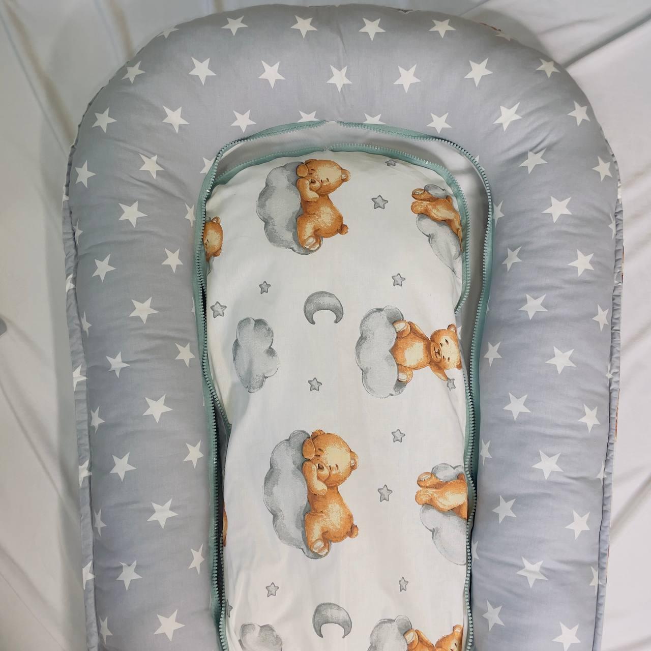 Кокон-позиционер для новорожденных (1900287822) - фото 7 Кокон-позиционер для новорожденных (1900287822) - фото 7