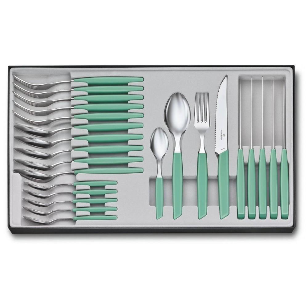 Набір столових приборів Victorinox Swiss Modern Table Set 24 пр. (6.9096.12W41.24)