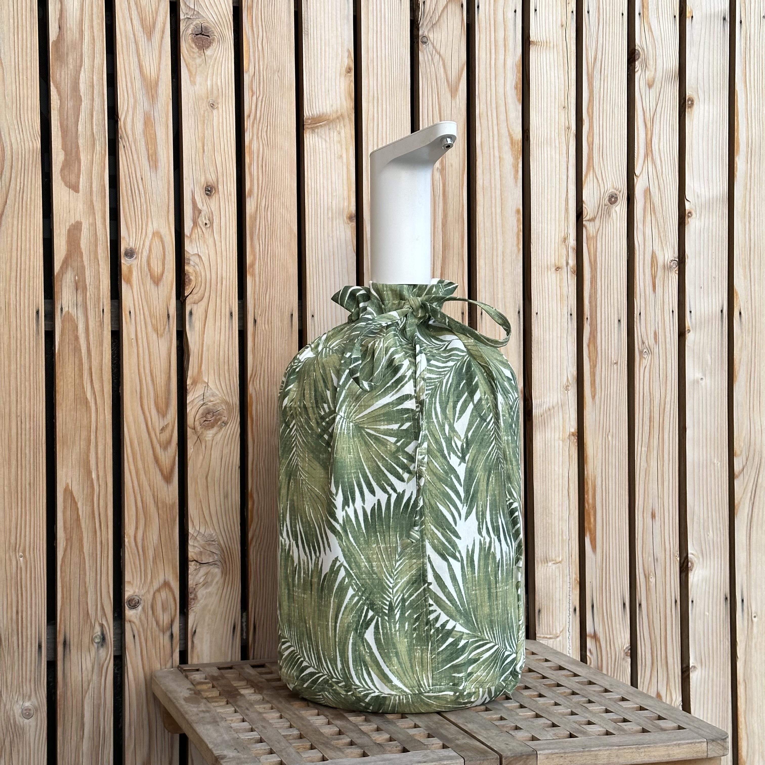 Чохол текстильний з тефлоном на пластиковий бутль 19 л папороть Чохол текстильний з тефлоном на пластиковий бутль 19 л папороть